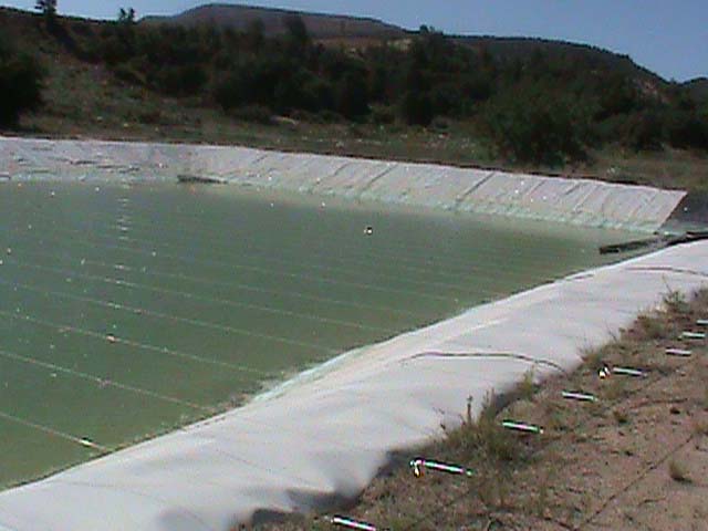 completed pond